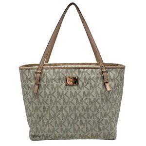 Michael Kors Vanilla Monogram Diaper Tote Bag